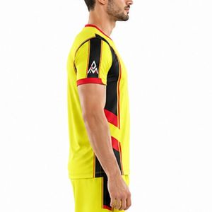 Service OEM – Nouveau design de maillot de football court 100 % polyester sublimé, séchage rapide, antibactérien, respirant, haute performance – Vente chaude - Product Image 4