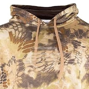 เสื้อฮู้ดดี้สำหรับล่าสัตว์ผู้ชาย ดีไซน์ใหม่ล่าสุด ผ้าฝ้ายสั่งทำพิเศษ น้ำหนักเบา ระบายอากาศได้ดี ราคาขายส่ง - Product Image 3