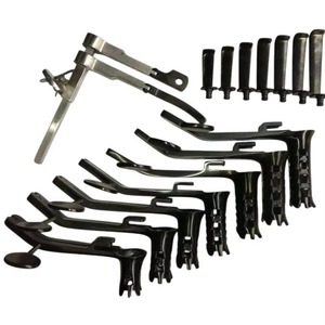 Premium Quality Caspar Micro Lumbar Retractor Set Black Stainless Steel Spine <b>Neurosurgery</b> <b>Instrument</b> CE ISO Certified By Salaar - Product Image 5