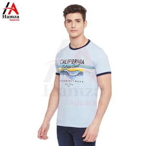 Camiseta de calle principal para hombre, 100% de algodón, alta calidad, hecha a medida, superventas, ropa informal, serigrafía, diseño de cuello, estambre - Product Image 3