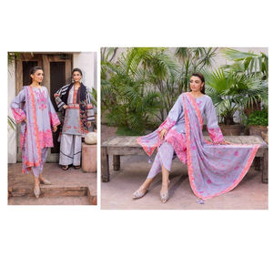 Ssumaira Presenta Charizma Print, Colección de Verano de 3 Piezas, Vestidos de Marca Pakistaní e India al por Mayor - Product Image 5