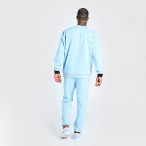 Ensembles de survêtements d'hiver pour hommes, personnalisés, de haute qualité, en gros, avec fermeture éclair, respirants, en coton/polyester - Product Image 4