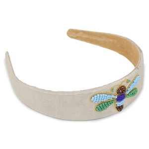 2022 Handmade Designer Multi-Color Hair Band High Quality Embroidered Beaded <b>Headband</b> for Women Children Fashionable Accessory - Product Image 1
