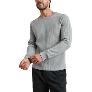 Camiseta de Algodón Orgánico para Hombre, Camiseta Térmica de Manga Larga con Cuello Redondo, Camiseta Térmica de Manga Larga Personalizada de Bangladesh - Product Image 6