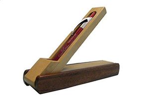 Natural Wooden <b>Pen</b> Stand for Desk – Rustic Tabletop <b>Organizer</b> for <b>Pens</b>, Pencils, Brushes, Markers and Everyday Stationery - Product Image 6
