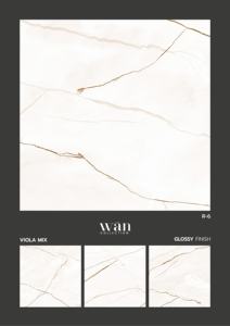 กระเบื้องพอร์ซเลนผิวเรียบเงาขนาด 24x24 นิ้ว ออกแบบมาเพื่อให้สะท้อนแสงอย่างสม่ำเสมอ ให้ผิวสะอาด และจัดวางพื้นผิวอย่างเป็นระเบียบ - Product Image 2