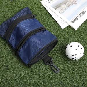 Golf Tee Bag Pouch with <b>Multiple</b> Pockets & Zippers Waterproof & Anti-Theft Solar Panel & RFID Protection Unisex Golf Accessories - Product Image 5