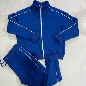 Ensemble de survêtement pour garçons REXFIT SPORTS, manches longues, fermeture éclair, style sportif, couleur unie, polyester, vêtements d'automne, coupe régulière avec poches latérales - Product Image 2