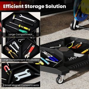 Chariot d'atelier roulant portable pour la réparation automobile en garage - Product Image 3