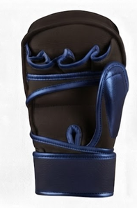 Gants de boxe Profil Sport en cuir pleine fleur avec fermeture Velcro pour adultes – Équipement d'arts martiaux - Product Image 3