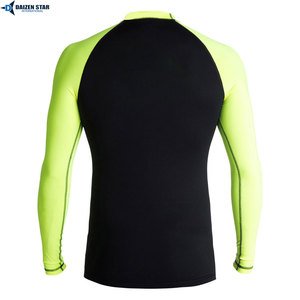 Custom Logo Men’s Rash Guard Compression Shirt UV Protection Quick Dry Long Sleeve Surf Swim Rashguard - Product Image 6