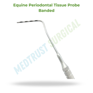 เครื่องมือตรวจเนื้อเยื่อปริทันต์สำหรับม้า แบบมีแถบยึด ขนาด 17 นิ้ว 43 ซม. สำหรับการตรวจปริทันต์ในม้า - Product Image 2