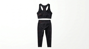 Meilleur prix OEM – Nouveaux ensembles de yoga pour femmes, motif uni, réversibles, grandes tailles, séchage rapide, sans coutures, logo personnalisé, ensemble 2 pièces - Product Image 3