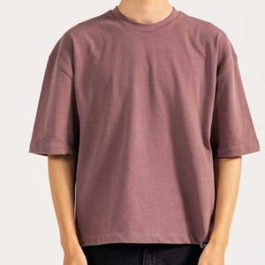 Camiseta de Punto Personalizada de Alta Calidad 100% Algodón para Hombre con Brillo Premium y Logotipo Personalizado - Product Image 3