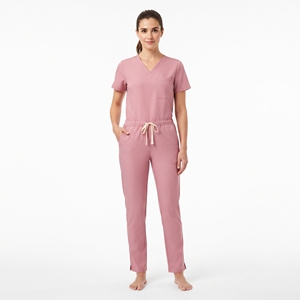 Custom Women's Medical Nursing <b>Scrub</b> Set <b>Surgical</b> Uniform Hospital Workwear Healthcare Top and Pants Wholesale - Product Image 1