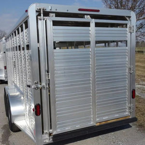 Remolque para 2 Caballos con Espacio para Alojamiento, Precio Especial, Remolques Agrícolas para Transporte de Aves de Corral, Semirremolque - Product Image 1