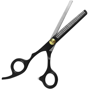 Ciseaux professionnels pour cheveux de 6,0 pouces, ciseaux à effiler à dents en V, ciseaux de coiffure en acier japonais à pointe droite et arrondie - Product Image 5