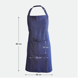Tablier en toile unisexe réglable, respirant, résistant à l'eau, avec plusieurs poches, pour chef, cuisine, jardinage, personnalisable - Product Image 2