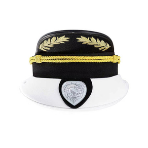 หมวกกัปตันเรือคุณภาพสูง รุ่น Admiral Peak ผลิตด้วยมือจากโพลีเอสเตอร์/ผ้าฝ้าย/พีวีซี/ขนสัตว์  รับสั่งทำตามแบบ  สำหรับเจ้าหน้าที่เรือเดินสมุทร  OEM - Product Image 3