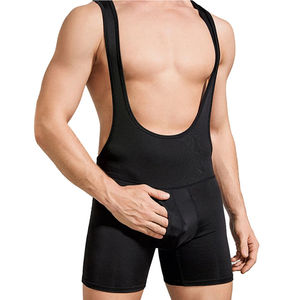 Custom Wholesale High Quality Stretch Quick Dry Classic Deep Color 220g Unisex <b>Weightlifting</b> Wrestling <b>Singlet</b> Spandex/Polyester - Product Image 1