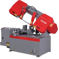 HOSTON Scie à ruban semi-automatique Scie à ruban horizontale pour couper les métaux Scie à ruban avec étau hydraulique
