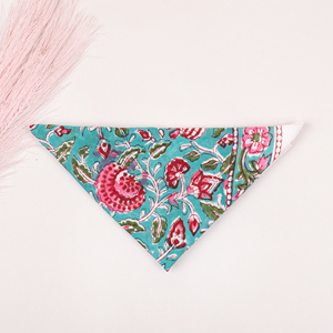 Pañuelo Cuadrado de Algodón Estampado a Mano Estilo Boho Vintage, Teñido Natural, Multifuncional, para la Cabeza, Estilo Vaquera, Venta al por Mayor - Product Image 4