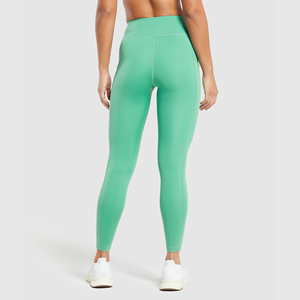 Leggings moulants respirants et à séchage rapide pour femmes, taille haute, effet push-up, haute élasticité, style club sexy, avec poche latérale - Product Image 2