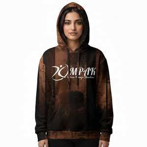 เสื้อฮู้ดดี้โอเวอร์ไซส์สไตล์โมเดิร์นสำหรับทุกเพศ พร้อมลายพิมพ์แบบซับลิเมชั่นเนื้อเนียน สำหรับคอลเลคชั่นสตรีทแวร์ลำลอง - Product Image 1