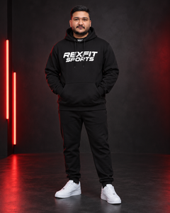 Sweat à capuche noir pour homme, motif cœur brisé au dos, polaire léger, coupe oversize, streetwear, poche, personnalisable, 100% coton, OEM - Product Image 1