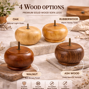 Classic Turned Wooden Furniture Leg Decorative Vintage Style for Sofa Cabinet Coffee Table Replacement - Product Image 3