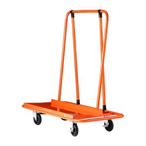 Carrello per Cartongesso in Acciaio con Capacità di Carico di 816 Kg e 4 Ruote Girevoli, Carrello Porta Pannelli Resistente - Product Image 2