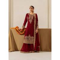 Ensemble de costume pour femme RTC Designer, couleur marron, avec motifs de sequins, rivets et perles, taille M, 1 kg