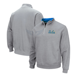 UCLA Bruins Custom <b>Men</b>’s Quarter Zip <b>Pullover</b> <b>Jacket</b> Lightweight Sports Training Top OEM Wholesale <b>Jacket</b> - Product Image 1