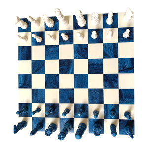 Juego de Ajedrez de Resina con Tablero – Kit de Ajedrez Internacional de Lujo Hecho a Mano con Figuras para Fiestas, Regalos Navideños y Uso Doméstico - Product Image 2