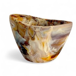 Epoxy resin <b>decorative</b> fruit bowl handmade glossy finish modern <b>kitchen</b> decor centerpiece stylish gift <b>item</b> - Product Image 4