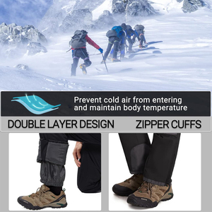 Salopette de ski imperméable pour femme, isolée, avec fermeture éclair et rembourrage synthétique, pour l'hiver en extérieur - Product Image 6