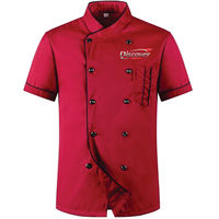 Veste de cuisine professionnelle unisexe personnalisée à manches longues avec fermeture boutonnée et détection d'aiguilles pour hôtels et restaurants (avec logo)