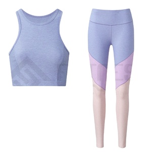 ชุดกีฬาโยคะซับลิเมตคอตตอน100% ของผู้หญิงบราเลกกี้ชุดออกกำลังกายเซ็กซี่ใส่ได้ทุกเพศสำหรับเด็กผู้หญิงขนาดใหญ่พิเศษ - Product Image 1