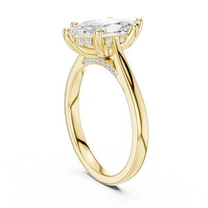 แหวนเพชรทองคำขาวเพาะเลี้ยงในห้องปฏิบัติการ ได้รับการรับรองจาก IGI สำหรับผู้หญิง แหวนเครื่องประดับหรูหราสำหรับงานหมั้น วันครบรอบ และสวมใส่ในชีวิตประจำวันอย่างสง่างาม - Product Image 5