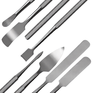 4 Pcs Wax Spatula <b>Clay</b> Sculpting Carver Set Double Ended Dental Lab <b>Modeling</b> Tools Stainless Steel 7.5 Inch Kit - Product Image 5