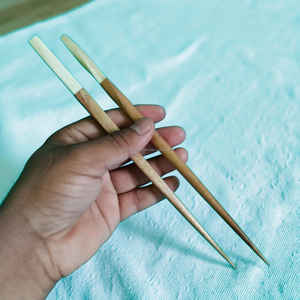 Palillos Artesanales de Hueso y Madera de Mango, Vajilla Moderna Hecha a Mano a Precio de Mayoreo - Product Image 4