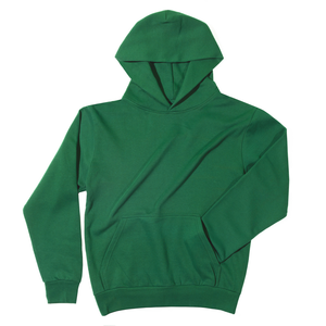 Sweat-shirt à capuche unisexe en tissu French Terry de haute qualité, couleur vert foncé, 80% coton, 20% polyester - Product Image 5