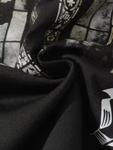 เสื้อยืดผู้ชายผ้าฝ้ายเฟรนช์เทอร์รี่คุณภาพสูง 100% หนัก 300gsm พิมพ์ลายดิจิตอลตามสั่ง ทรงโอเวอร์ไซส์ ไหล่ตก ประดับด้วยคริสตัล DTG - Product Image 2