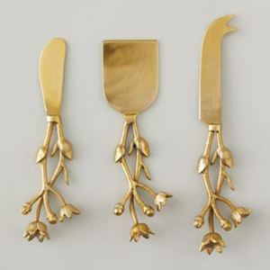 Juego de Cubiertos de Acero Inoxidable con Diseño Real y Hojas, Cucharas de Postre Hechas a Mano con Mango y Acabado Espejo para Mesa de Comedor - Product Image 2