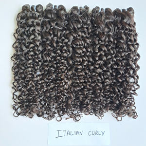 Extensiones de Cabello Humano Ondulado Indio de Color Claro al por Mayor, Doble Trama, Paquetes Crudos con Cutícula Alineada - Product Image 5