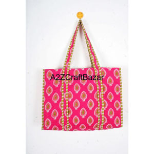 Bolso de playa grande acolchado de algodón bohemio hecho a mano con rayas, para mujer, con asa larga, para llevar al hombro, para fiestas, compras, uso diario - Product Image 2