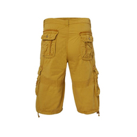Pantalones Cortos Cargo de Lona para Hombre, Estilo Veraniego, para la Playa, con Múltiples Bolsillos, de Secado Rápido, Transpirables, 100% Algodón, Impermeables, Casuales, Estilo Urbano