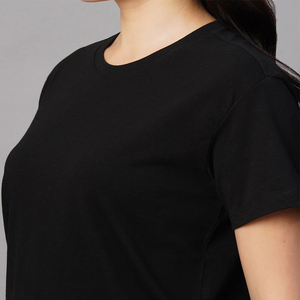 เสื้อยืดแขนกุดคอเต่าสีดำสำหรับผู้หญิง ทรงเข้ารูป สีพื้น ผ้าฝ้ายเจอร์ซีย์ 100% เรียบง่าย ระบายอากาศได้ดี เหมาะสำหรับใส่ลำลองในฤดูใบไม้ผลิ - Product Image 5