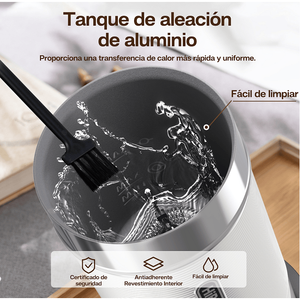 PSM1A WH Montalatte Elettrico 450W, Scalda Latte 300ml, Frullatore per Latte Freddo/Caldo, Cappuccino e Cioccolata Scintillante a 360 Gradi - Product Image 4