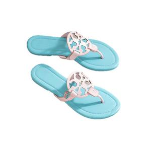 Chanclas de estilo Toybruch de moda 2025, sandalias con forro de cuero genuino, zapatos de playa para mujer, moda para exteriores - Product Image 3
